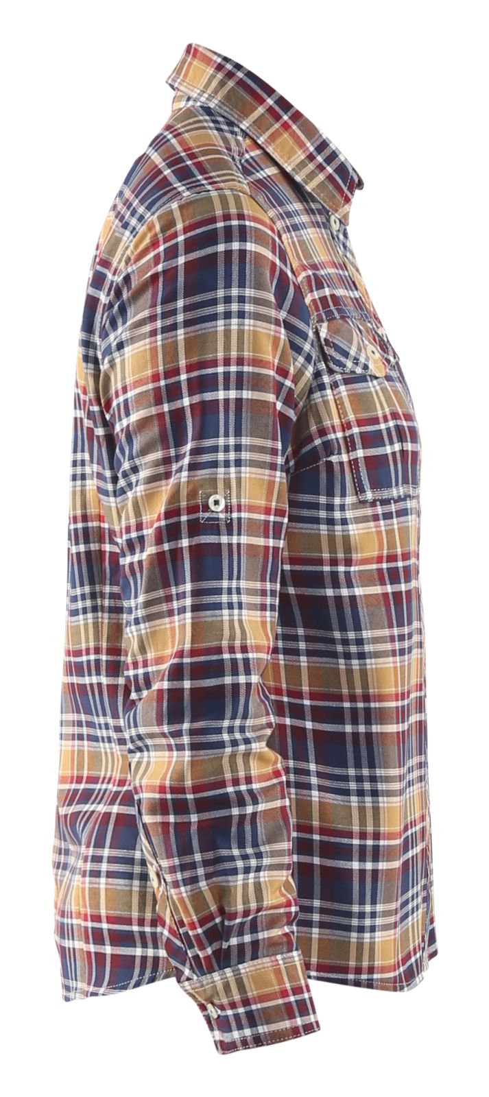 Blaklader Shirts 32091137 marineblauw-oranje(8954)