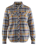 Blaklader Shirts 32091137 marineblauw-oranje(8954)