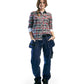 Blaklader Shirts 32091137 marineblauw-rood(8956)