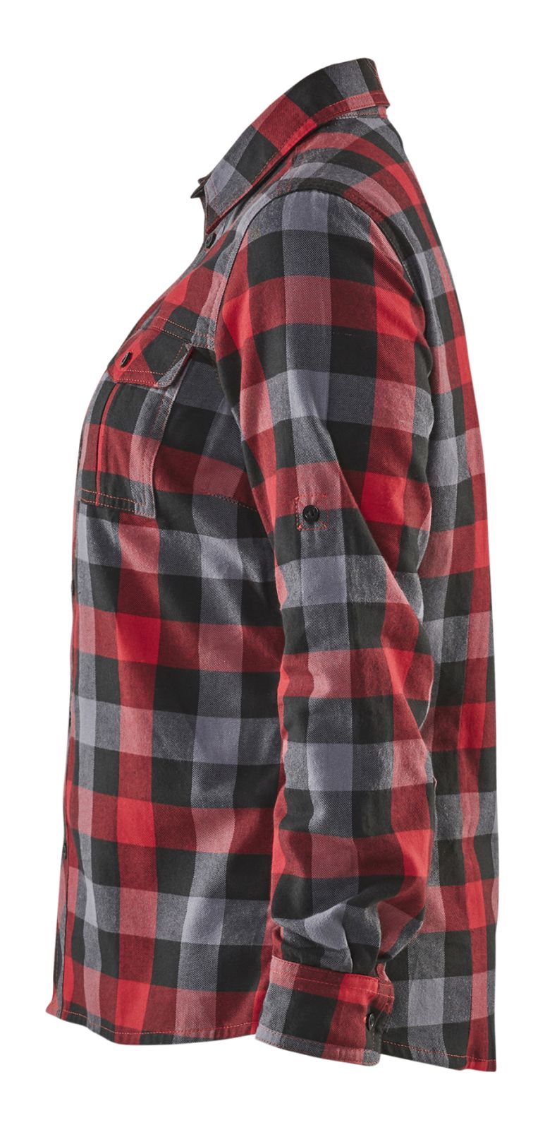 Blaklader shirts/hemden 32091152 rood-zwart(5699)