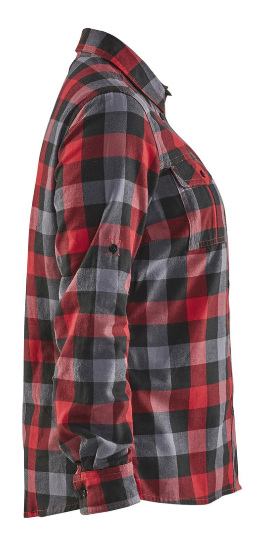 Blaklader shirts/hemden 32091152 rood-zwart(5699)