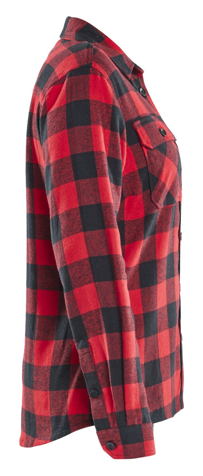 Blaklader Profiel Flanel Dames Overhemd 32181168 dames rood-zwart(5699)