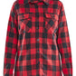 Blaklader Profiel Flanel Dames Overhemd 32181168 dames rood-zwart(5699)