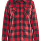 Blaklader Profiel Dames Overhemd 32181168 Flanel rood-zwart(5699)