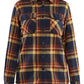 Blaklader Profiel Dames Overhemd 32181168 Flanel gebrand rood-donker marineblauw(5986)