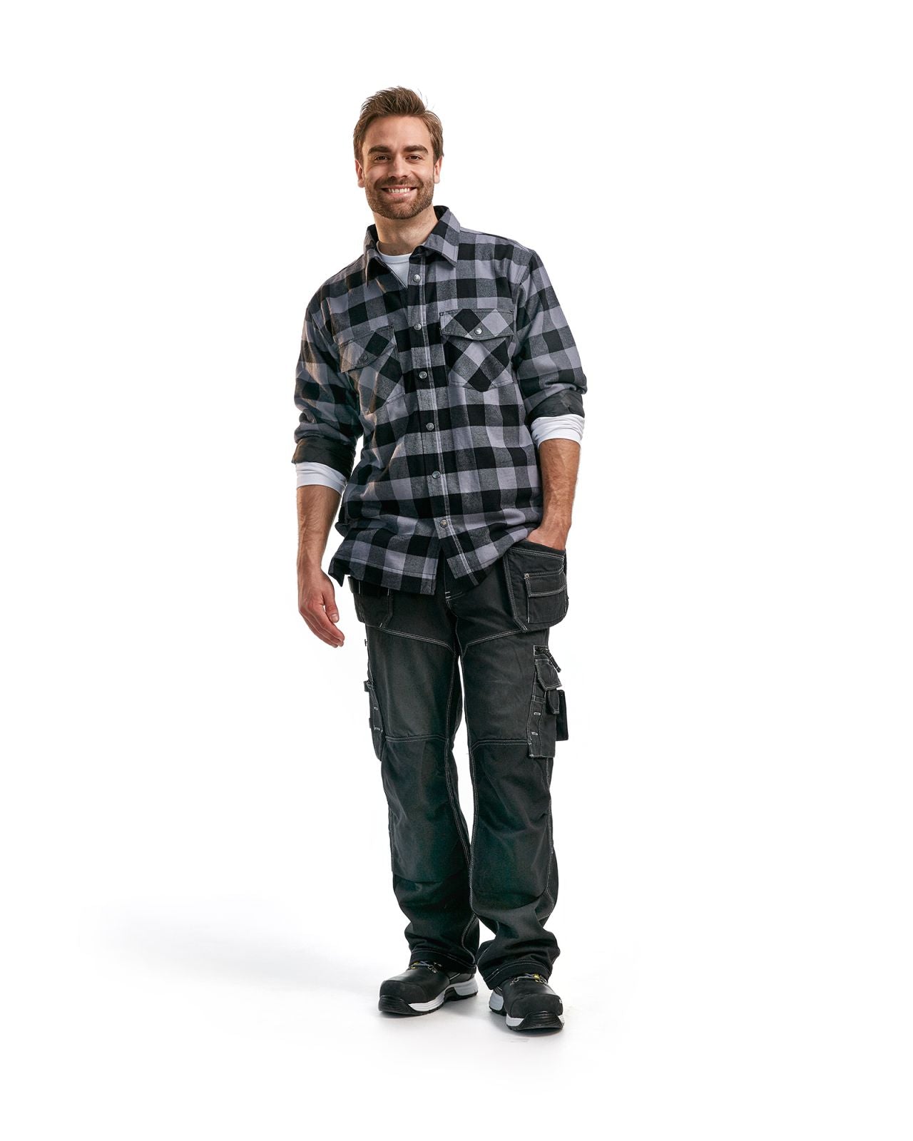Blaklader Shirts 32251131 donkergrijs-zwart(9799)
