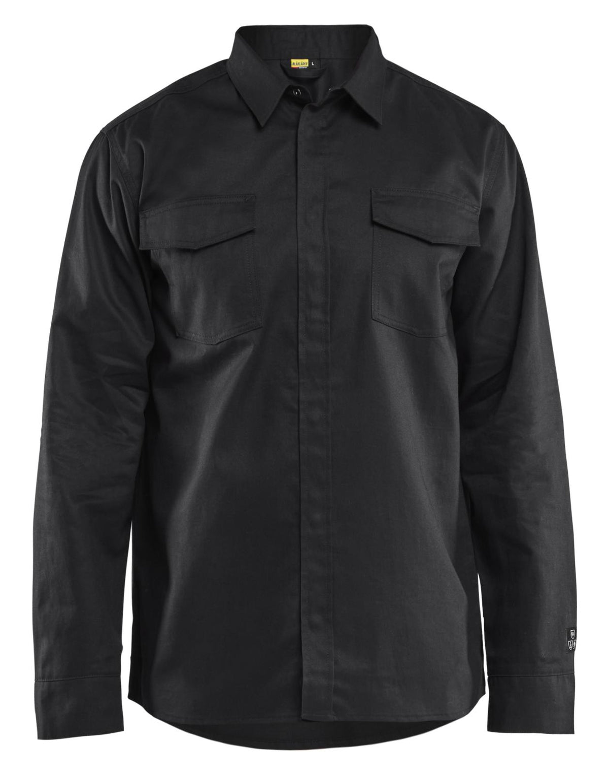 Blaklader Shirts 32261504 Vlamvertragend zwart(9900)