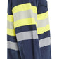 Blaklader shirts/hemden 32291517 marineblauw-fluo geel(8933)