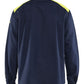 Blaklader Vlamvertragend Multinorm Overhemd 32381517 vlamvertragend HiVis chemische spatten metaalvrij marineblauw-fluo geel(8933)