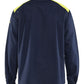 Blaklader Vlamvertragend Multinorm Overhemd 32381517 vlamvertragend HiVis chemische spatten metaalvrij marineblauw-fluo geel(8933)