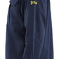 Blaklader Vlamvertragend Multinorm Overhemd 32381517 vlamvertragend HiVis chemische spatten metaalvrij marineblauw-fluo geel(8933)