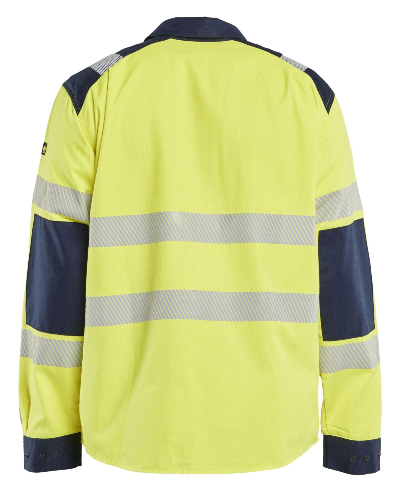 Blaklader Shirts 32391517 Multinorm fluo geel-marineblauw(3389)
