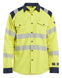 Blaklader Shirts 32391517 Multinorm fluo geel-marineblauw(3389)