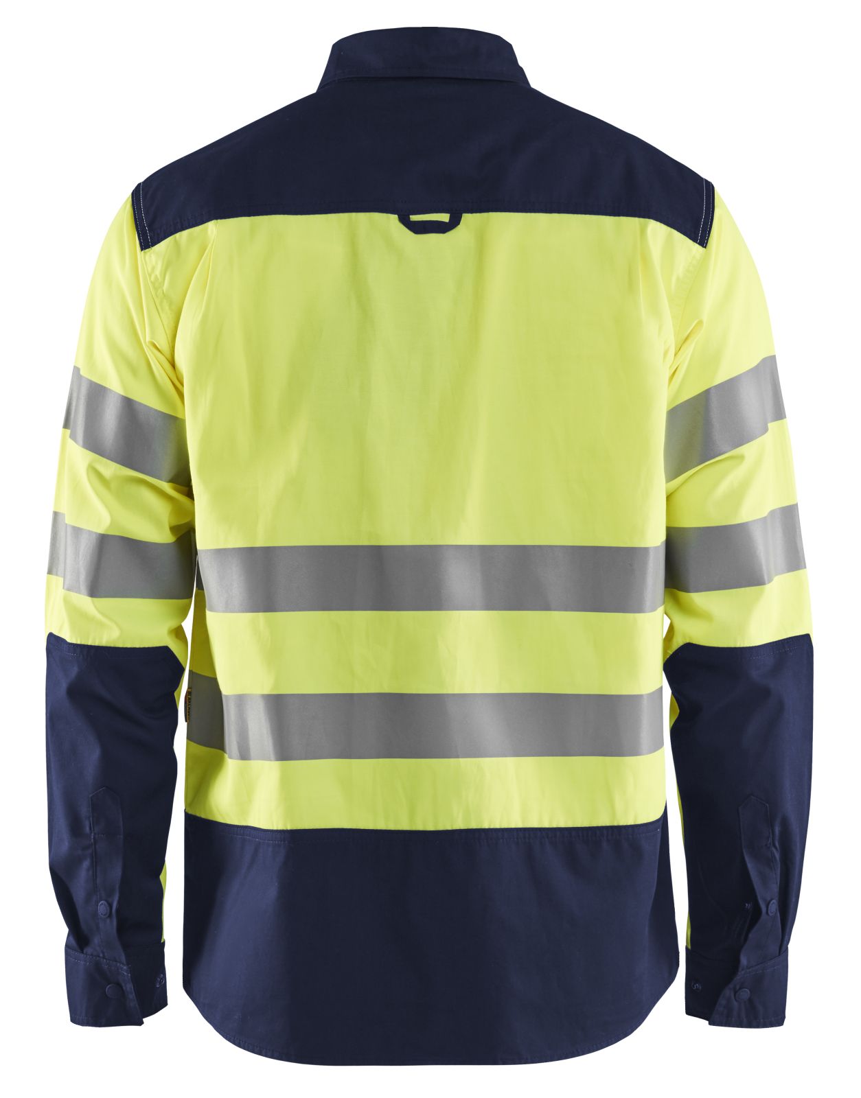 Blaklader Shirts 32551817 fluo geel-marineblauw(3389)