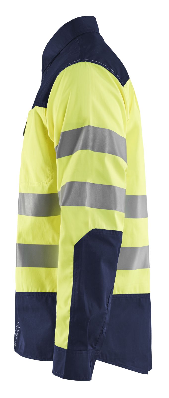 Blaklader Shirts 32551817 fluo geel-marineblauw(3389)