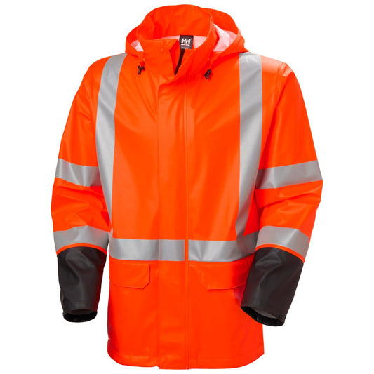 Helly Hansen Addvis  Regenjassen 70155 Regenjas oranje-ebbenhoutzwart(269)