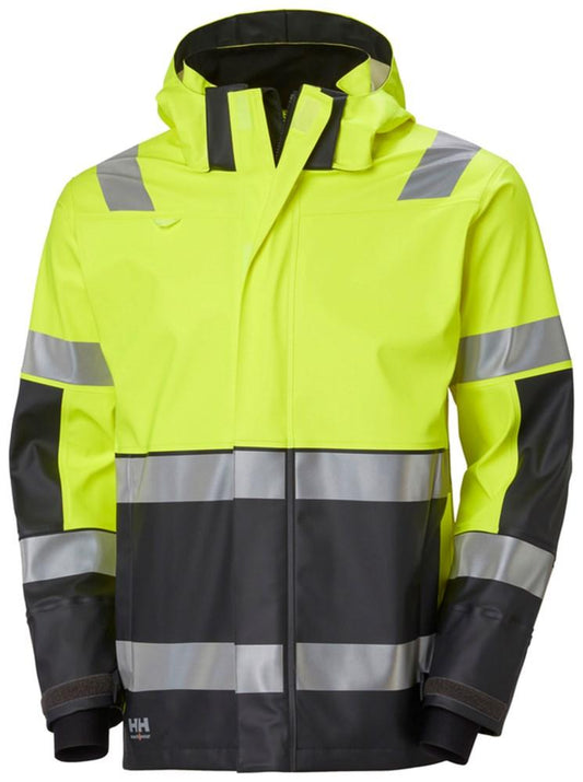 Helly Hansen Alna 2.0 Reflecterende jassen 70295 Rain Jacket geel-ebbenhoutzwart(369)