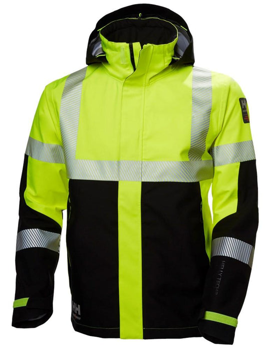 Helly Hansen ICU  Jacks 71172 Shell Reflecterend geel-ebbenhoutzwart(369)