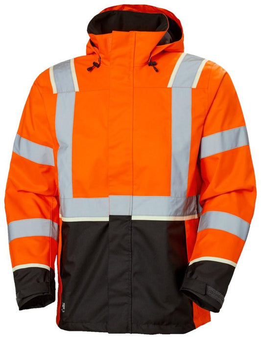 Helly Hansen UC-ME  Jassen 71185 Shell Reflecterend HiVis fluo oranje-ebbenhoutzwart(269)