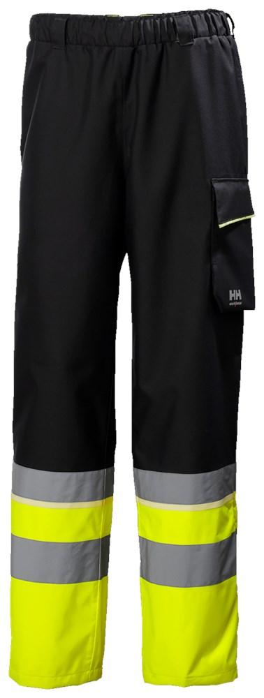 Helly Hansen UC-ME  Broeken 71186 Reflecterend Shell CL1 HiVis geel-ebbenhoutzwart(369)