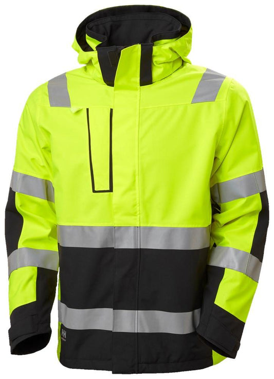 Helly Hansen Alna 2.0 Jassen 71195 Shell Reflecterende HiVis fluo geel-ebbenhoutzwart(369)
