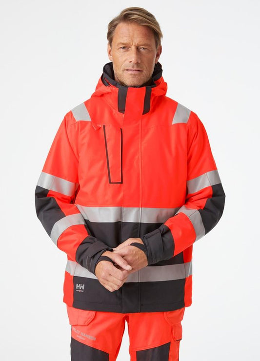 Helly Hansen Alna 2.0 Winterjas 71392 Reflecterend HiVis rood(169)