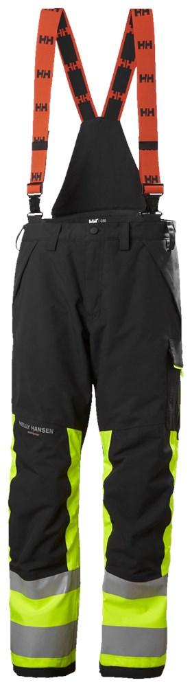 Helly Hansen Alna 2.0 Amerikaanse overalls 71492 Shell Reflecterend CL1 HiVis geel-ebbenhoutzwart(369)