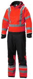 Helly Hansen UC-ME  Winteroverall 71555 Reflecterend HiVis fluo rood-ebbenhoutzwart(169)