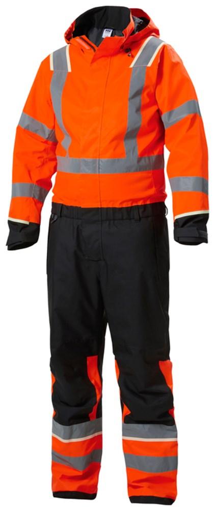Helly Hansen UC-ME  Winteroverall 71555 Reflecterend HiVis fluo oranje-ebbenhoutzwart(269)