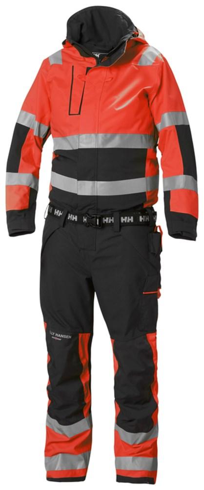 Helly Hansen Alna 2.0 Overall 71695 Shell rood-ebbenhoutzwart(169)