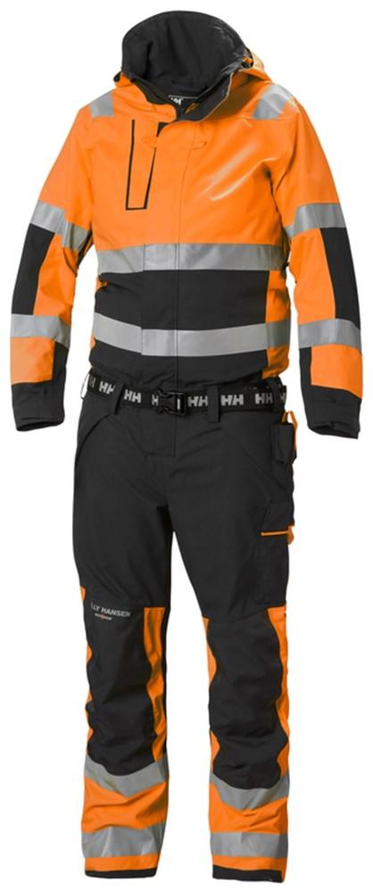 Helly Hansen Alna 2.0 Overall 71695 Shell oranje-ebbenhoutzwart( 64)