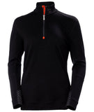 Helly Hansen Lifa Merino W Vest 75210 Half Zip Baselayer grijs melange(990)