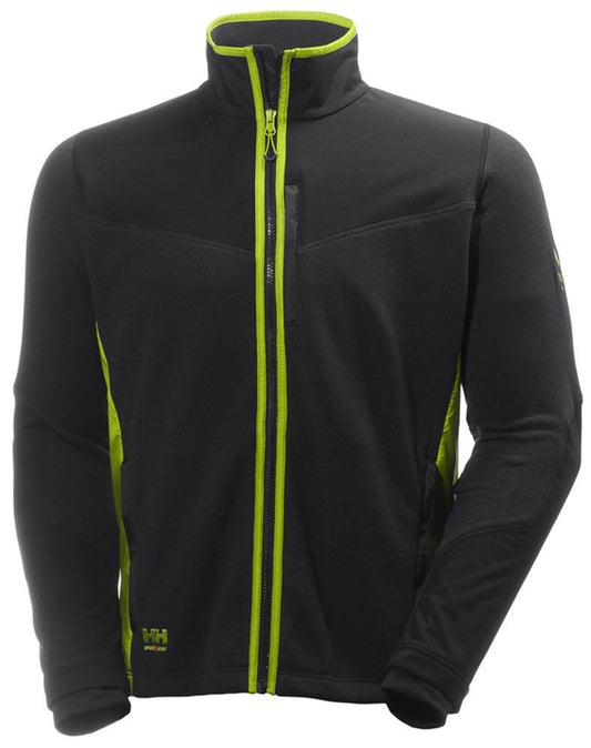 Helly Hansen Magni  Jassen 72170 Fleece donker limoengroen-zwart(949)