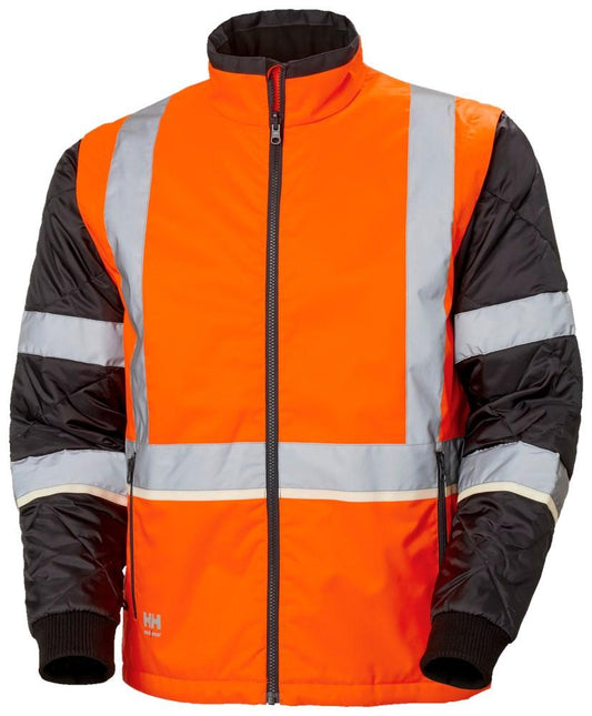 Helly Hansen UC-ME  Jassen 73185 Reflecterend HiVis Insulator fluo oranje-ebbenhoutzwart(269)