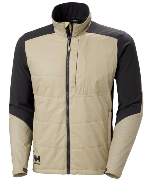 Helly Hansen Kensington  Jassen 73233 Softshell Insulated zandbruin-ebbenhoutzwart(789)