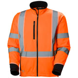 Helly Hansen UC-Me  Jassen 74055 Softshell Reflecterend HiVis oranje-ebbenhoutzwart(269)