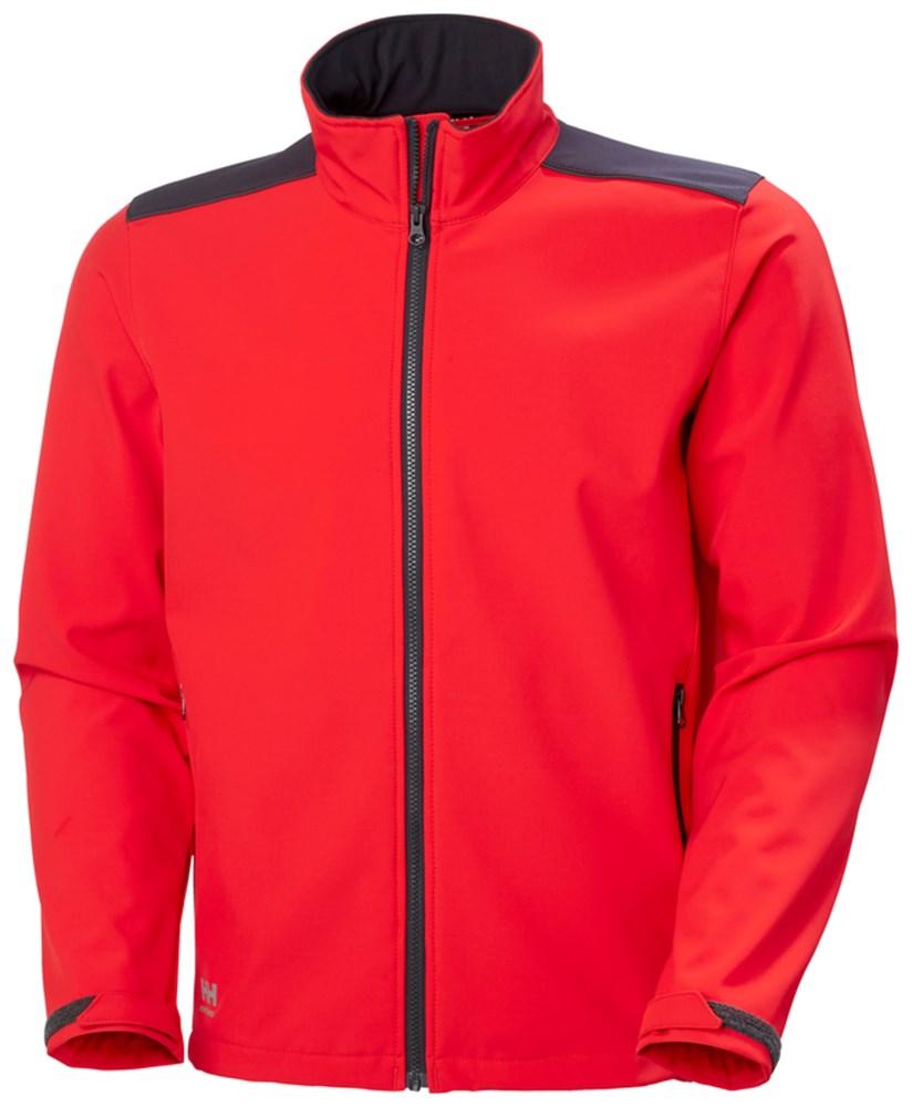 Helly Hansen Manchester 2.0 Jassen 74085 Softshell signaalrood-ebbenhoutzwart(229)
