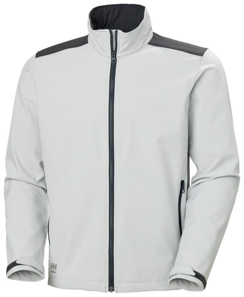 Helly Hansen Manchester 2.0 Jassen 74085 Softshell ooggrijs-ebbenhoutzwart(919)