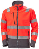 Helly Hansen Alna 2.0 Jack 74095 Softshell Reflecterend HiVis rood-ebbenhoutzwart(169)