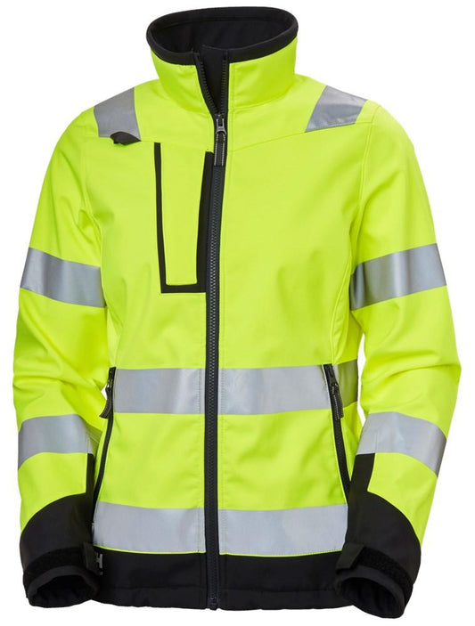 Helly Hansen Luna W Reflecterende softshells 74098 Softshell Jacket fluo geel(369)
