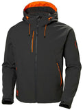 Helly Hansen Chelsea  Jassen 74140 Hooded Softshell donkergrijs(970)