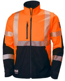 Helly Hansen ICU Jassen 74272 Softshell Reflecterend HiVis oranje-ebbenhoutzwart(269)