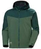 Helly Hansen Oxford  Jassen 74290 Hood Softshell groen-donkergroen(474)