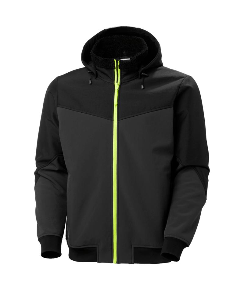 Helly Hansen Oxford  Winterjas 74291 Gevoerd zwart-mistgrijs(999)