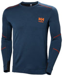 Helly Hansen Lifa Merino Ondershirts 75106 Thermo Vochtafvoerend blauwdiep staal(570)