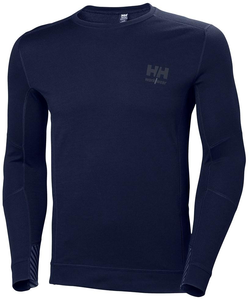 Helly Hansen Lifa Merino Ondershirts 75106 Thermo Vochtafvoerend navy(590)