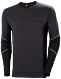 Helly Hansen Lifa Merino Ondershirts 75106 Thermo Vochtafvoerend zwart-ebbenhoutzwart(999)