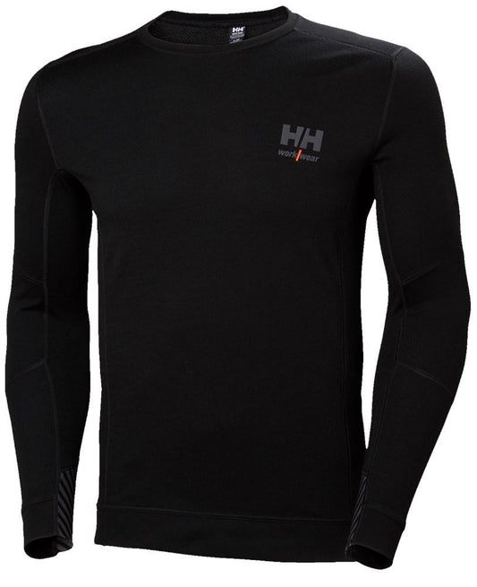 Helly Hansen Lifa Merino Ondershirts 75106 Thermo Vochtafvoerend zwart(990)