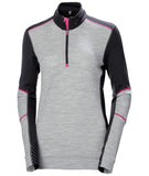 Helly Hansen Lifa Merino W Vest 75210 Half Zip Baselayer grijs melange(959)