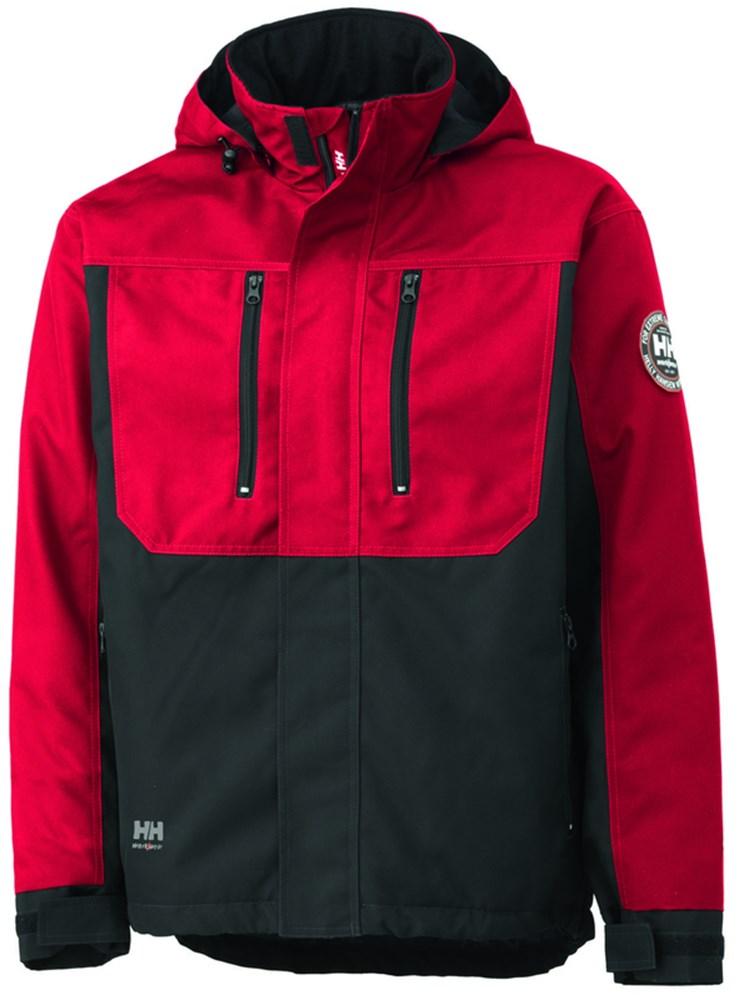 Helly Hansen Berg Jassen 76201 rood-zwart(130)